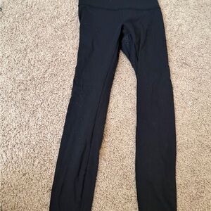 Lululemon Black High Rise Leggings Size 4 Yoga Gym